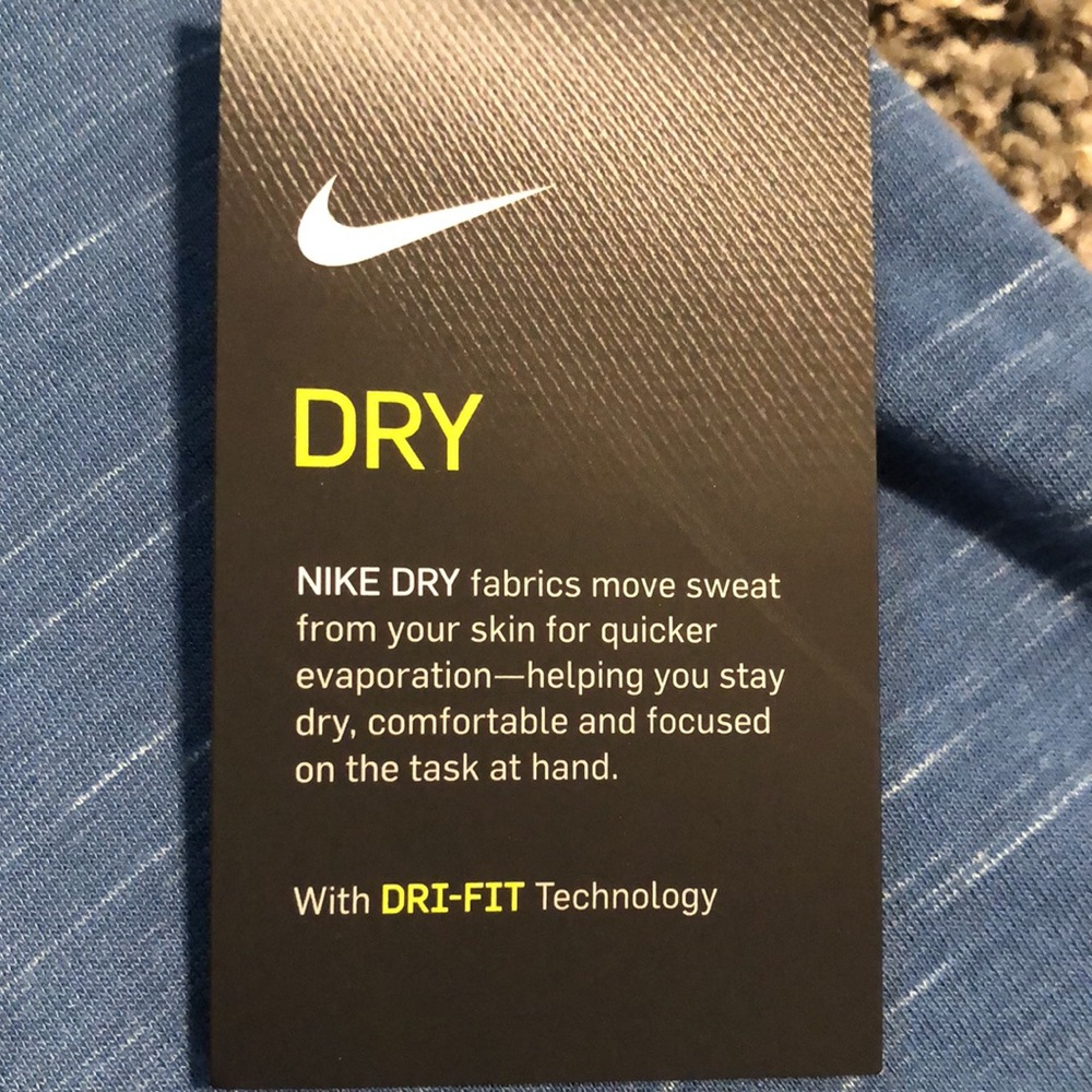 NWT Blue Nike Dry Tank Top - Picture 2 of 5